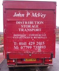 John P McVey T.R.C.S. – Transport, Removals, Clearances & Storage across the UK & Ireland